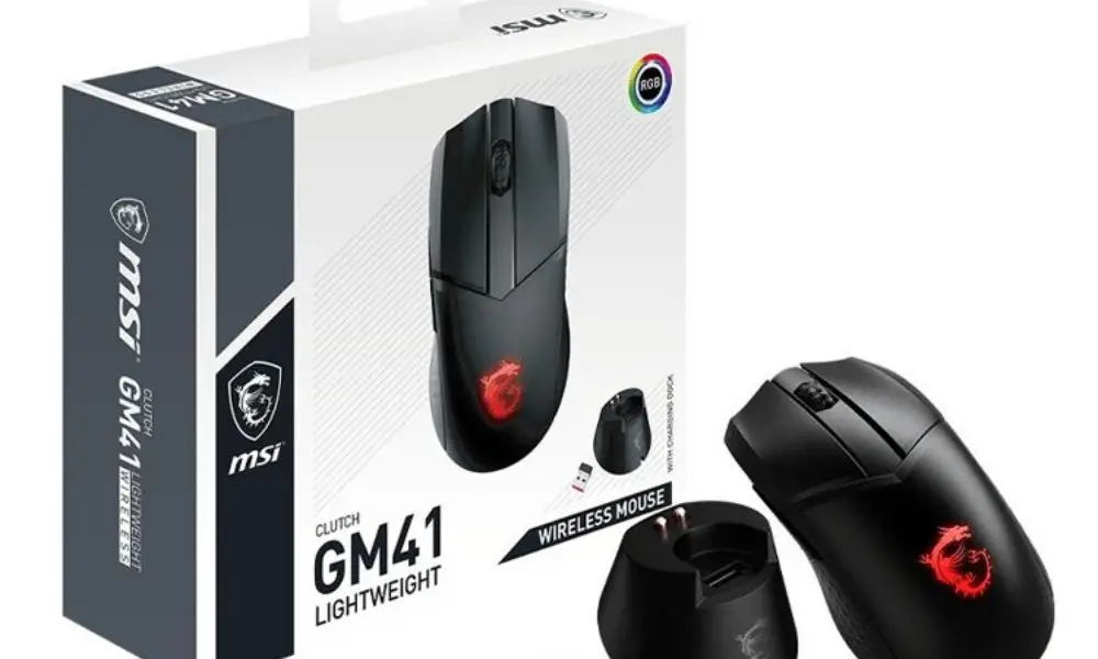MSI released the Clutch GM41 Lightweight Wireless mouse